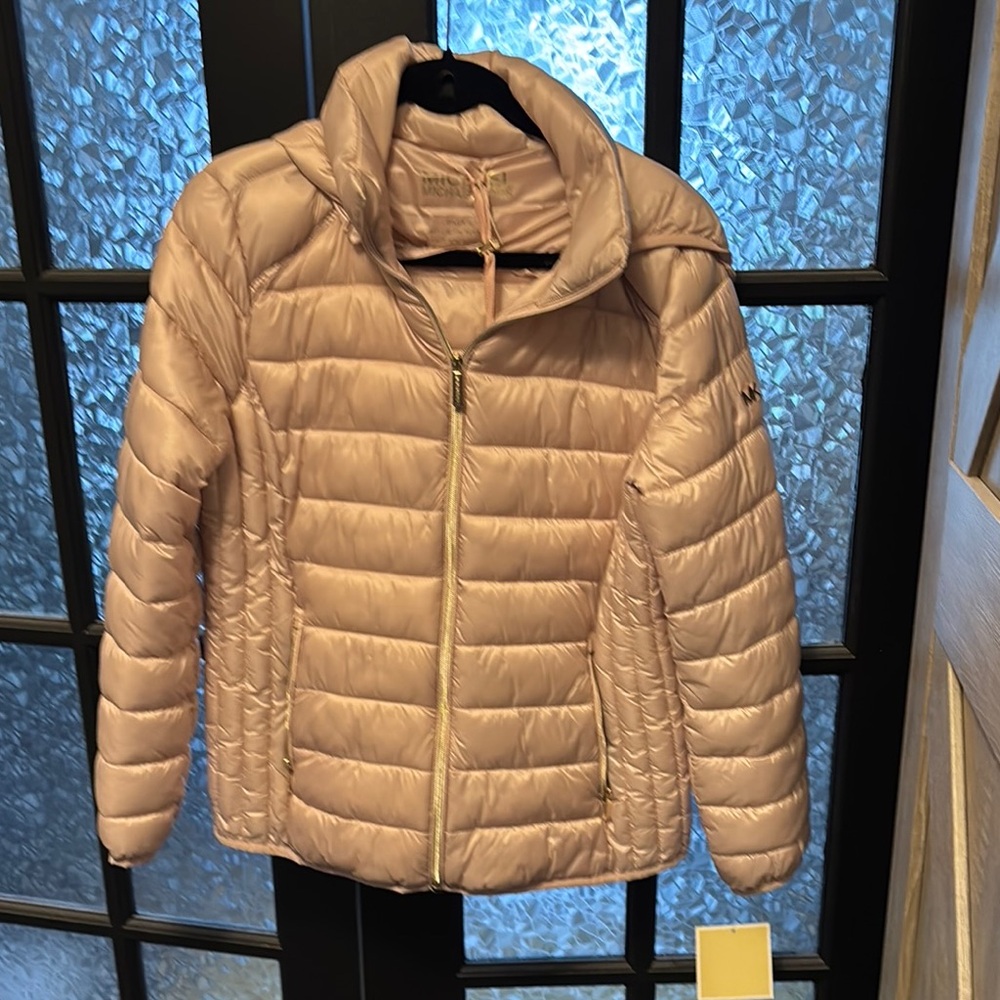 MICHAEL Michael Kors Light Pink Puffer Jacket